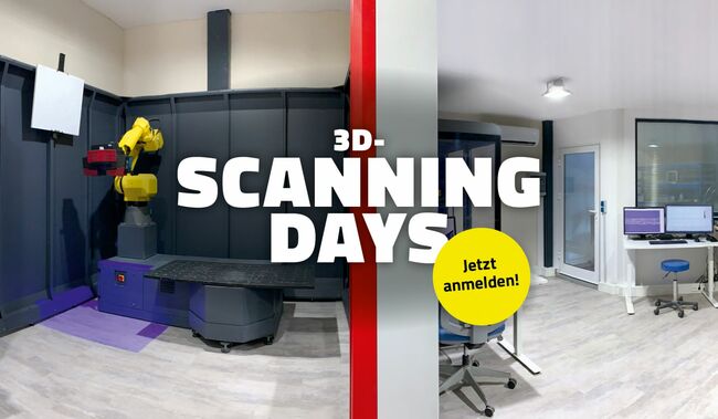 a3Ds Scanning Days / Jetzt anmelden