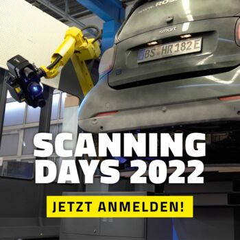 a3Ds Scanning Days / Jetzt anmelden